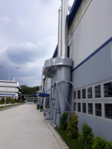 HỆ THỐNG SILO HÚT BỤI VẢI - CTY PHÁT TRIỂN THỜI TRANG FASHION