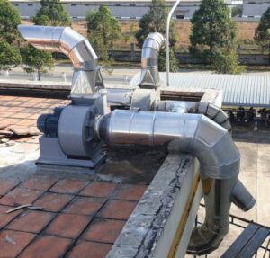 HỆ THỐNG HÚT MÙI - CÔNG TY SAKAI CHEMICAL VIỆT NAM
